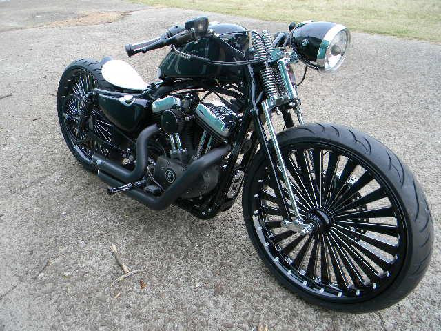 PentHSE Harley V-Rod Black Double Cut Wheels SMT Wheels1