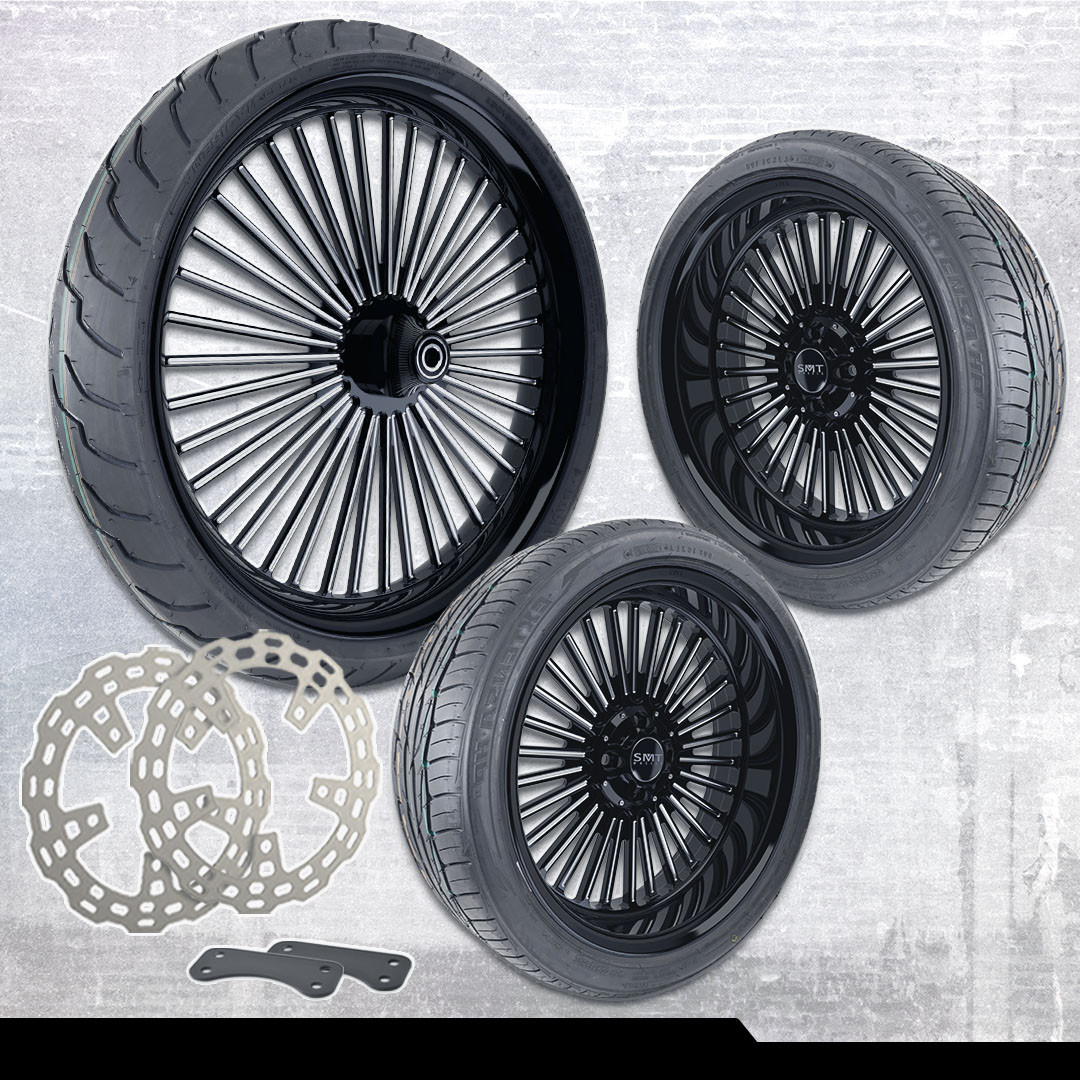 Harley-Davidson Big Fatty Black Double Cut Trike