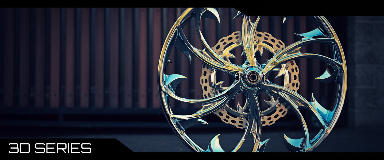 3D Wheels (spokes extend to hoop)