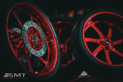 Imitator Harley Trike Candy Red Wheels