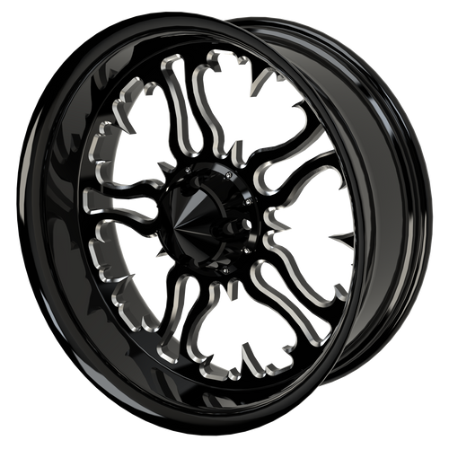 Ring of Fire Harley Trike Black Double Cut Wheels