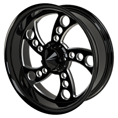 Silencer Harley Trike Black Double Cut Wheels