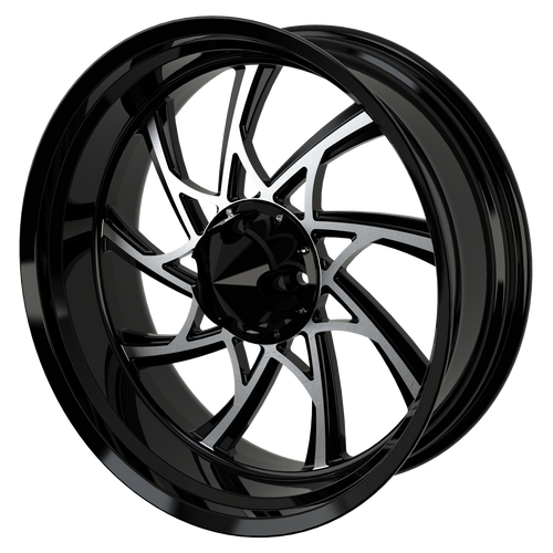 XR9 Harley Trike Black Double Cut Wheels