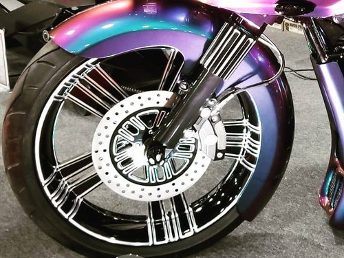 Sinful Harley Touring Black Double Cut Wheels