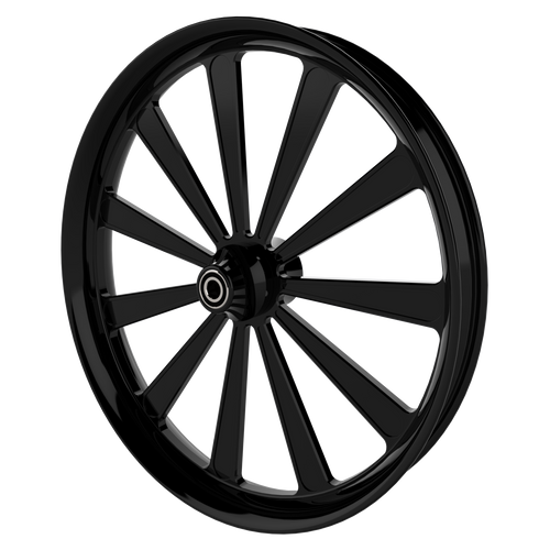 Elliptical Illusion Harley Touring Black Wheels