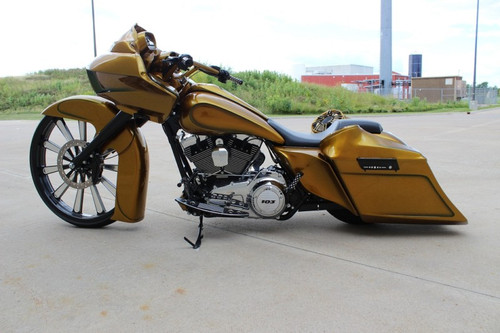 Elliptical Illusion Harley Touring Black Double Cut Wheels