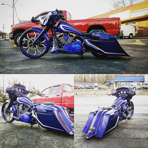 Revolution Harley Touring Black Double Cut Wheels