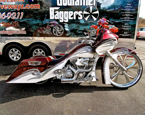 Twisted Steel Harley Touring Chrome Wheels