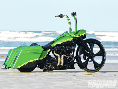 Twisted Steel Harley Touring Black Wheels