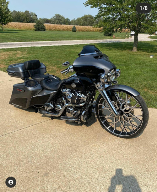 OG.05 Harley Touring Black Double Cut Wheels