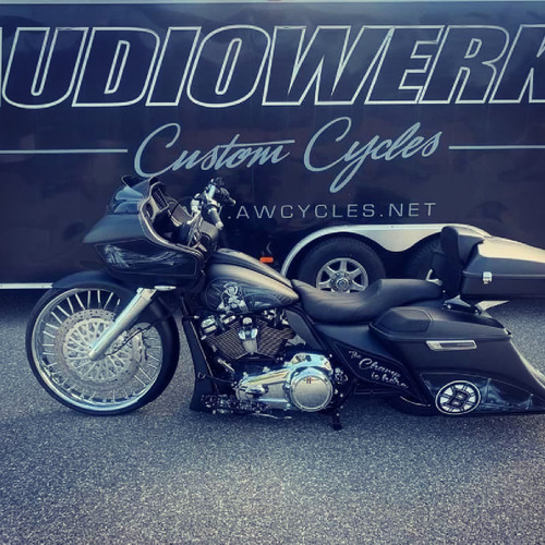 Dirty Spoke Harley Touring Chrome Wheels