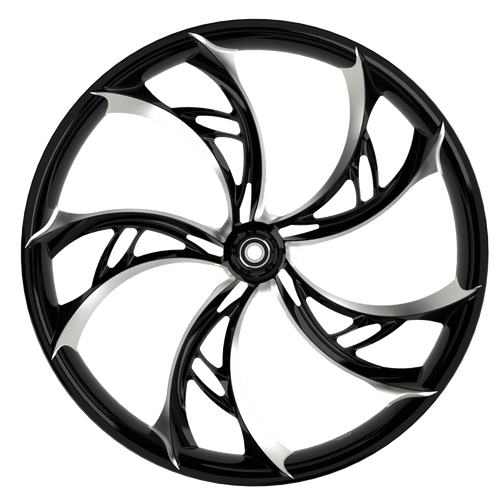 Hennessy 3D Harley Black Double Cut Wheels