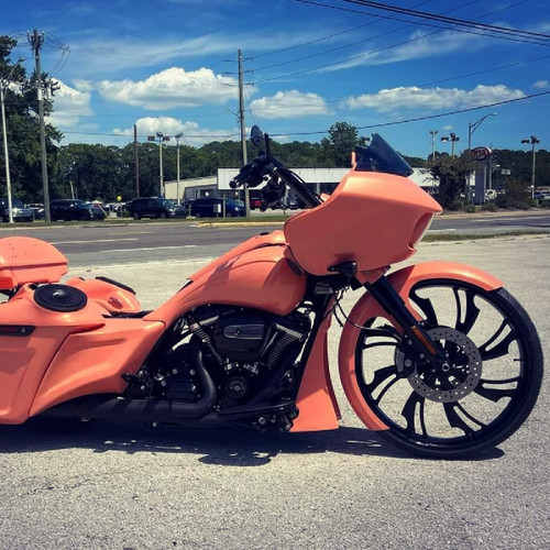 16 Inch Guinzu Black Harley Wheel
