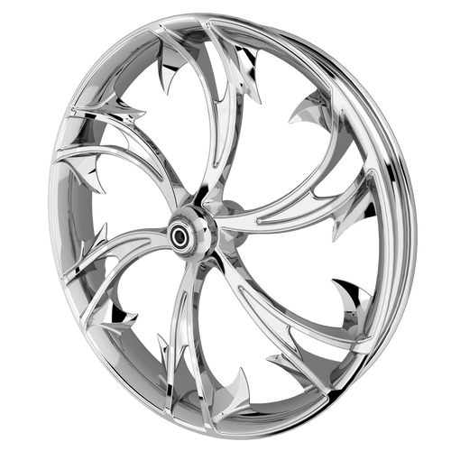 21 Inch Dirty HKR Chrome Harley Wheel