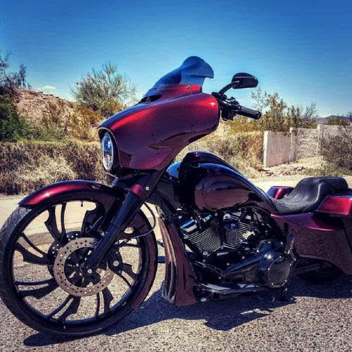 21 Inch Guinzu Black Harley Wheel