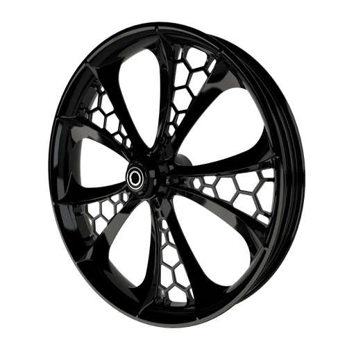 26 Inch Hive 3D Black Harley Wheel