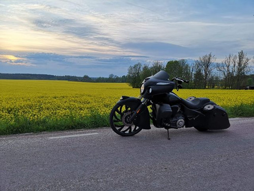 32 Inch El Krwa Black Harley Wheel