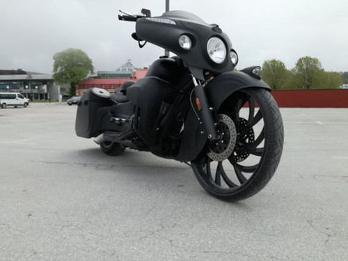 32 Inch El Krwa Black Harley Wheel