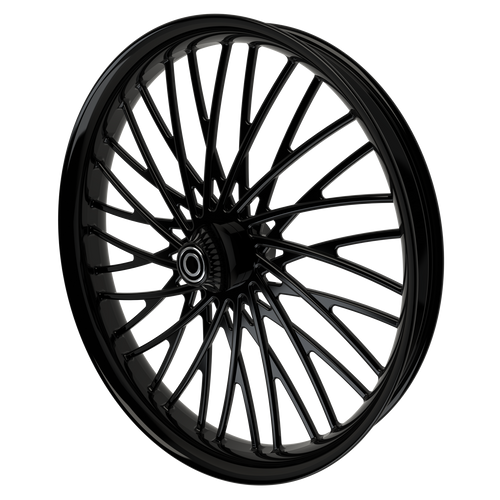 Dirty Spoke Harley Softail | Dyna | Sportster Black Wheels