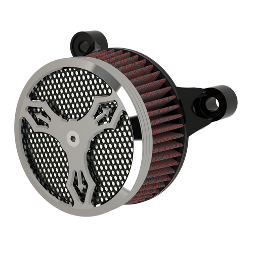 Iron Trinity Air Cleaner in chrome