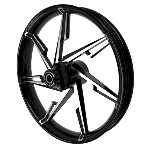 Creed Harley V-Rod Black Double Cut Wheels