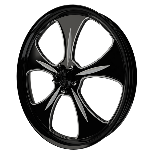 El Toro Harley V-Rod Black Double Cut Wheels