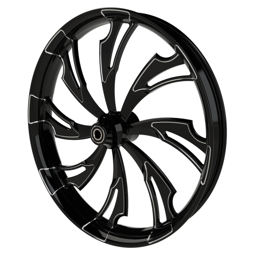 Guinzu Harley V-Rod Black Double Cut Wheels