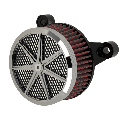Lucky 7 Air Cleaner in chrome