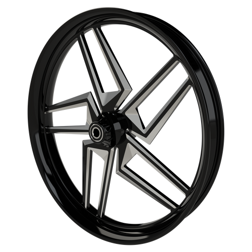 Kryptec Harley V-Rod Black Double Cut Wheels