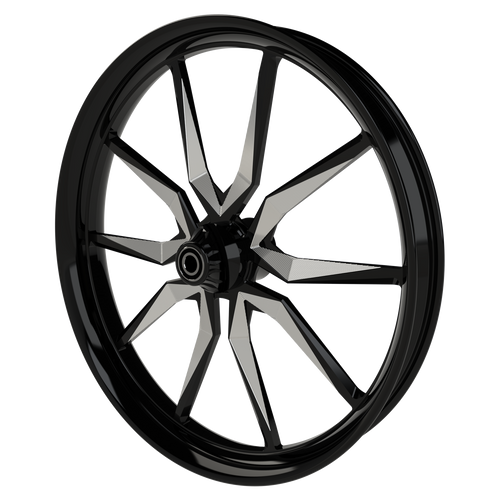 Rage Harley V-Rod Black Double Cut Wheels