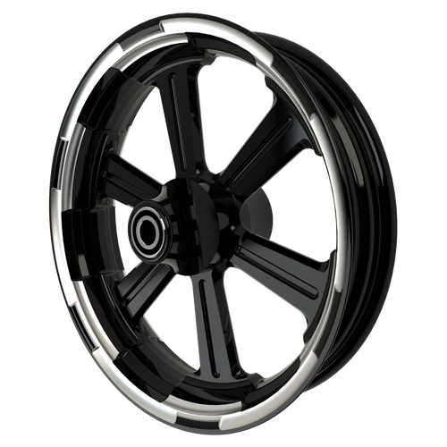 OG.09 Harley V-Rod Black Double Cut Wheels