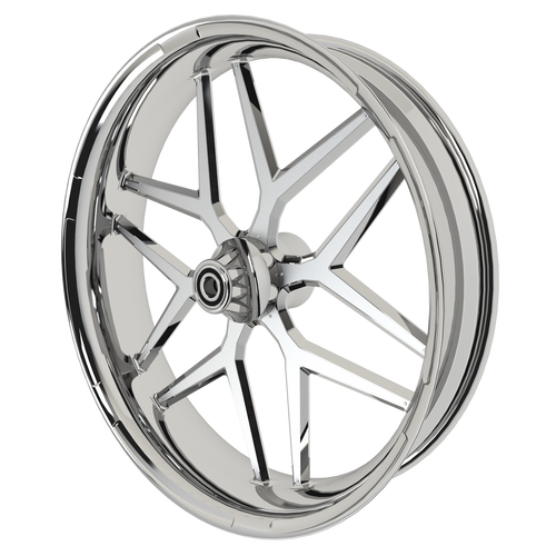 GT3 Harley V-Rod Chrome Wheels with chrome insert