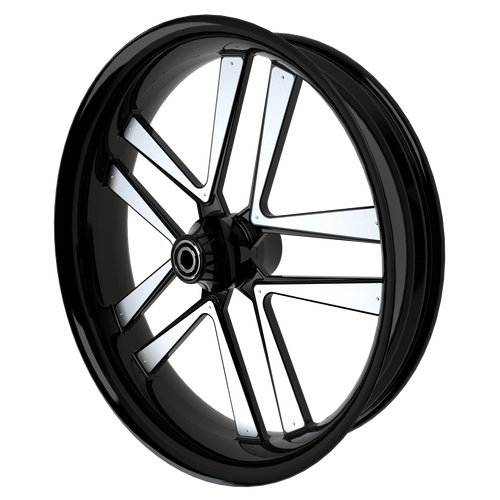 GT5 Harley V-Rod Black Wheels with chrome insert