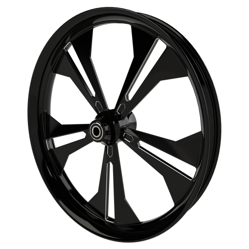 Eclipse Harley V-Rod Black Double Cut Wheels