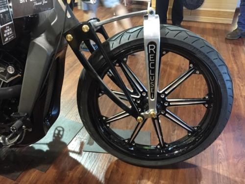 High Stakes Harley V-Rod Black Double Cut Wheels