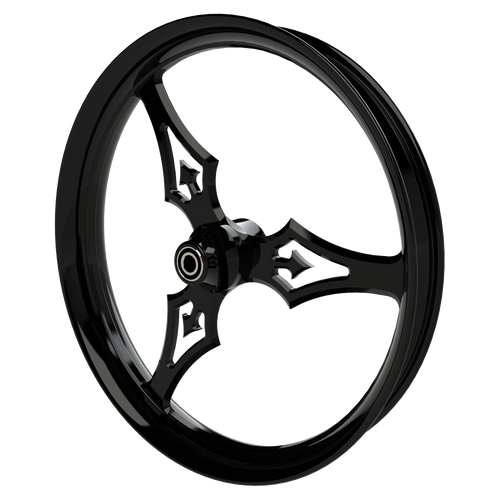Iron Trinity Harley V-Rod Black Wheels