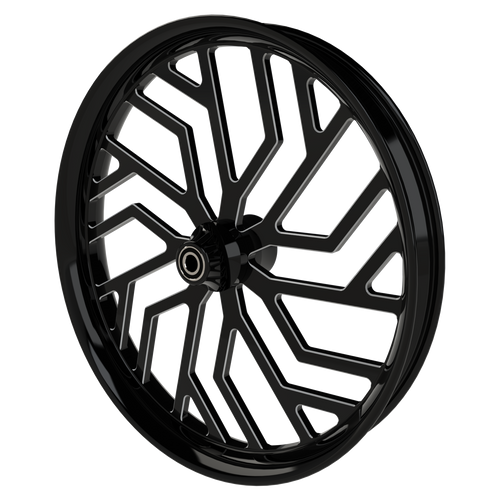 Legacy Harley V-Rod Black Double Cut Wheels