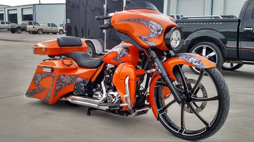 Imitator Harley Pan America Black Double Cut Wheels