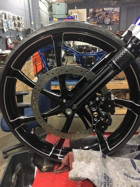 Imitator Harley Pan America Black Double Cut Wheels
