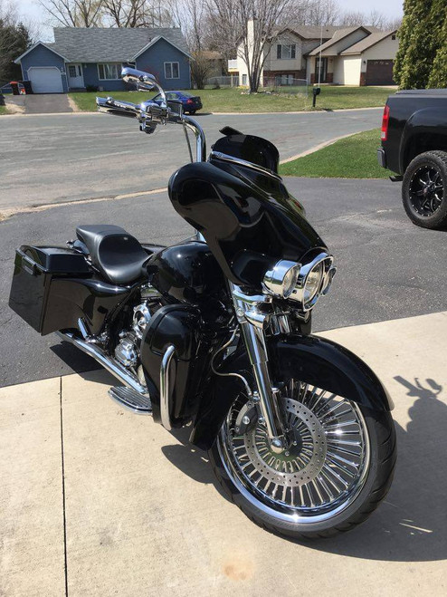 Big Fatty Harley Pan America Chrome Wheels