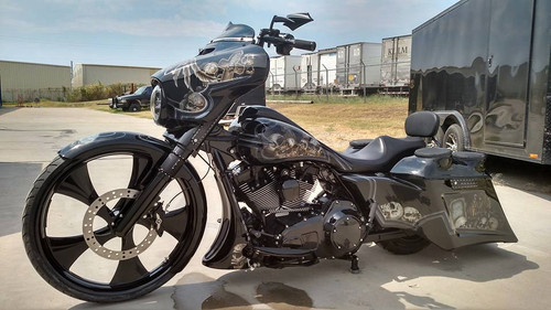 Twisted Steel Harley Pan America Black Wheels