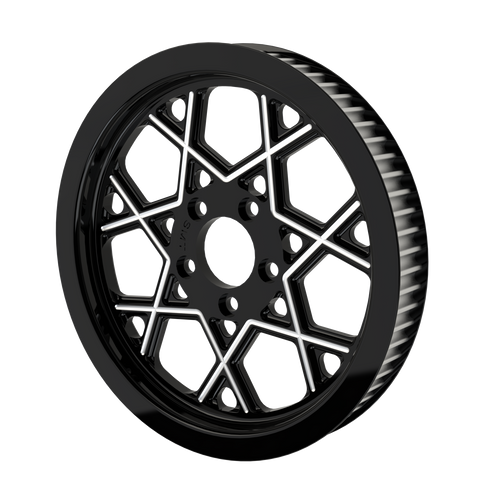RetroSpec 13 Pulley in black double cut RetroSpec 13 Pulley in black double cut