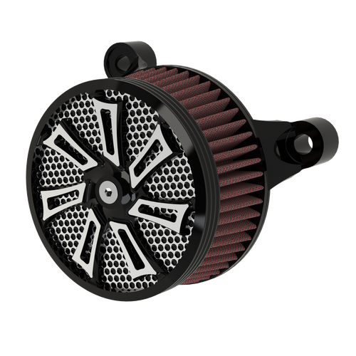 Reaper air cleaner in black double cut