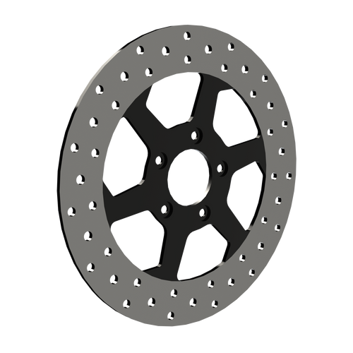 RetroSpec 11 11.5" & 11.8" solid rotor in black RetroSpec 11 11.5" & 11.8" solid rotor in black