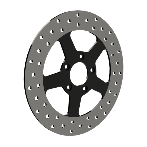 RetroSpec 14 11.5" & 11.8" solid rotor in black RetroSpec 14 11.5" & 11.8" solid rotor in black