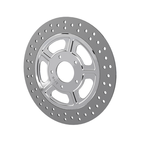 RetroSpec 14 11.5" & 11.8" floating rotor in polished RetroSpec 14 11.5" & 11.8" floating rotor in polished