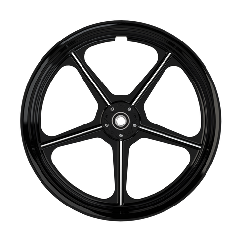 RetroSpec 14 Harley Touring Black Double Cut Wheels