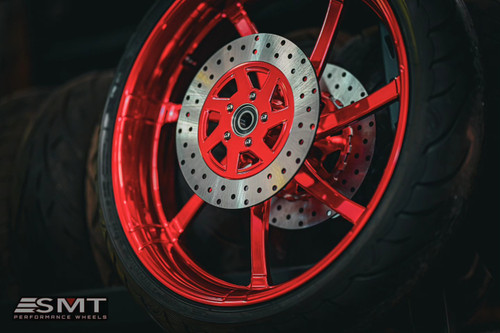 Imitator Metric Candy Red Wheels