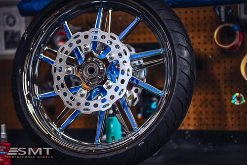 GT2 Metric Chrome Wheels with color insert