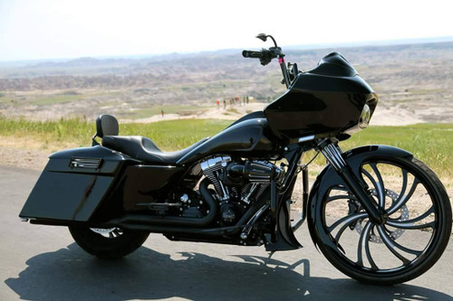 V Arm Metric Black Double Cut Wheels